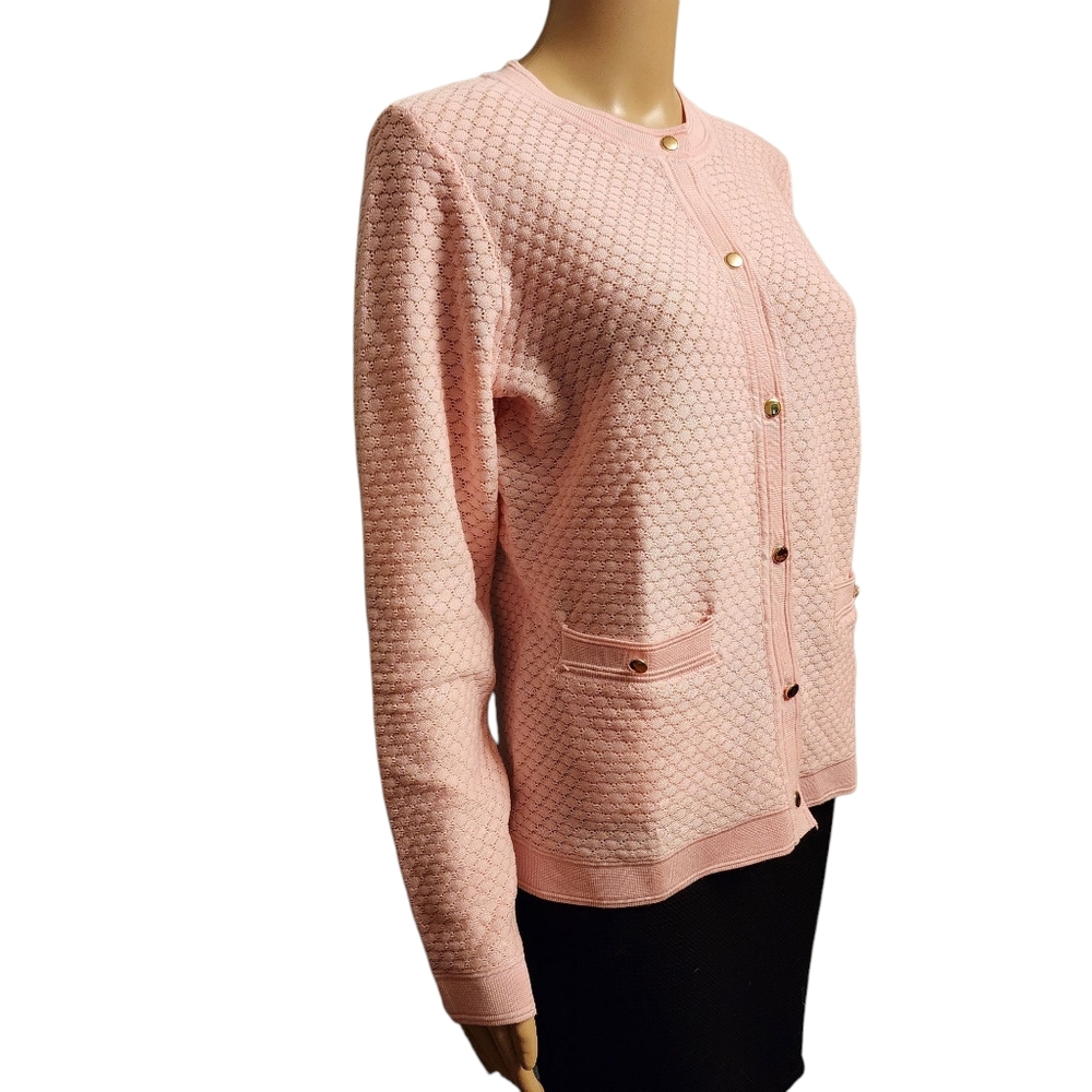 Grace Karin Light Pink Cardigan Sweater Size M NWT - Picture 2 of 14